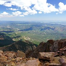 MT EVANS & PIKES PEAK, COLORADO