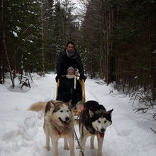 FUN IN THE SNOW, QUEBEC, CANADA