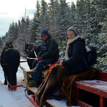 FUN IN THE SNOW, QUEBEC, CANADA