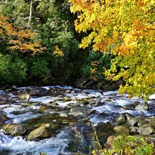 GREAT SMOKY MOUNTAINS AND GATLINBURG IN FALL