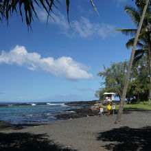 BLACK SAND BEACHES, BIG ISLAND HAWAII