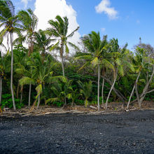 BLACK SAND BEACHES, BIG ISLAND HAWAII