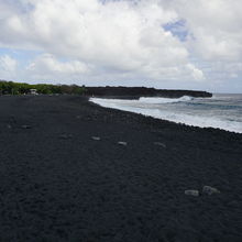 BLACK SAND BEACHES, BIG ISLAND HAWAII