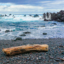 BLACK SAND BEACHES, BIG ISLAND HAWAII